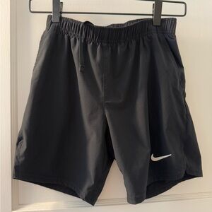 Nike Black Athletic Shorts with Elastic Waistband